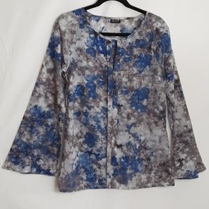 Alloy Apparel Sheer blouse w/ Floral print